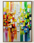 Multicolor Color Symphony - Geometric Abstract Composition - Artwallpainting
