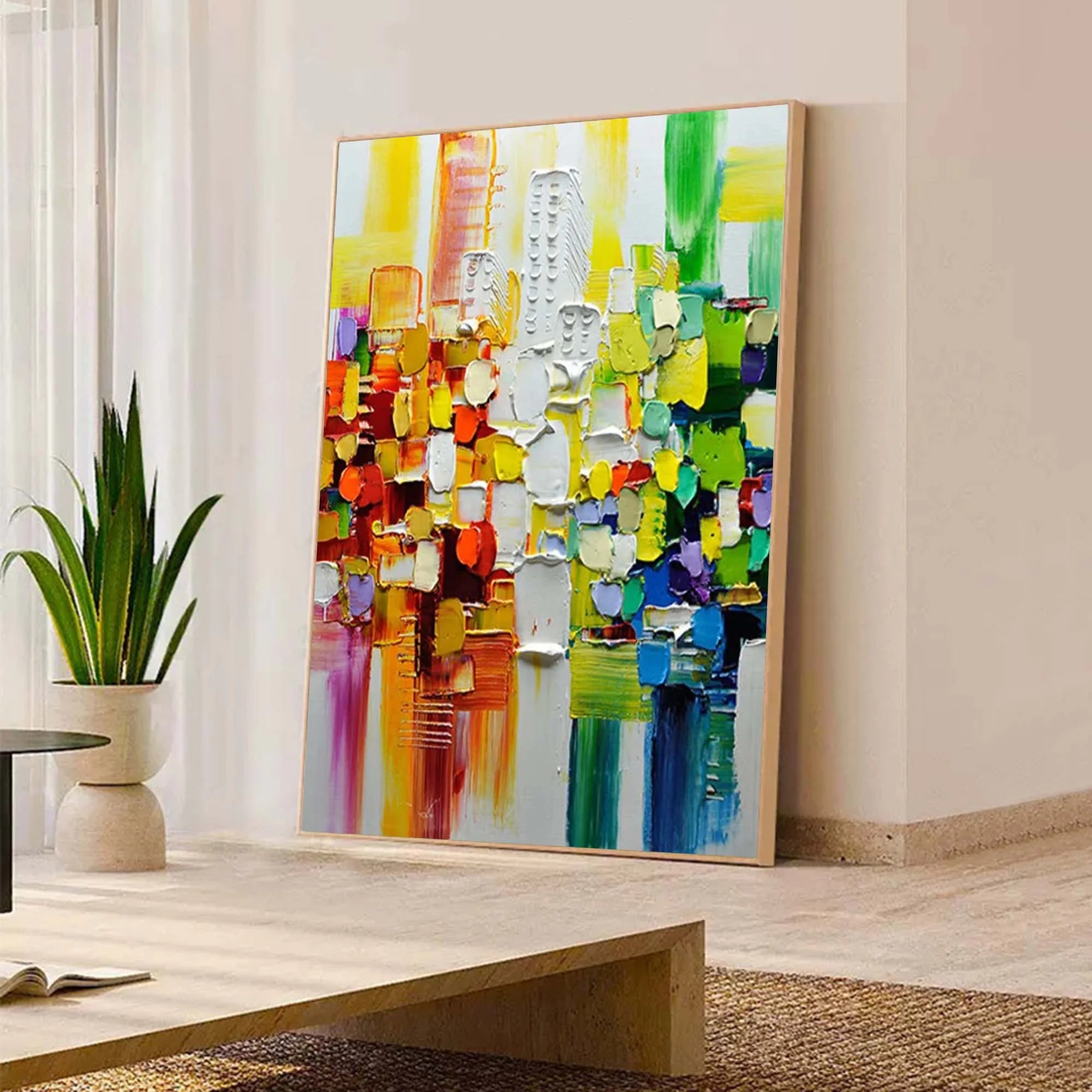 Multicolor Color Symphony - Geometric Abstract Composition - Artwallpainting