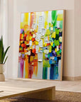Multicolor Color Symphony - Geometric Abstract Composition - Artwallpainting