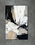 Multicolor Contemporary Textured Abstract Canvas Art For Sophisticated Interiors - Artwallpainting