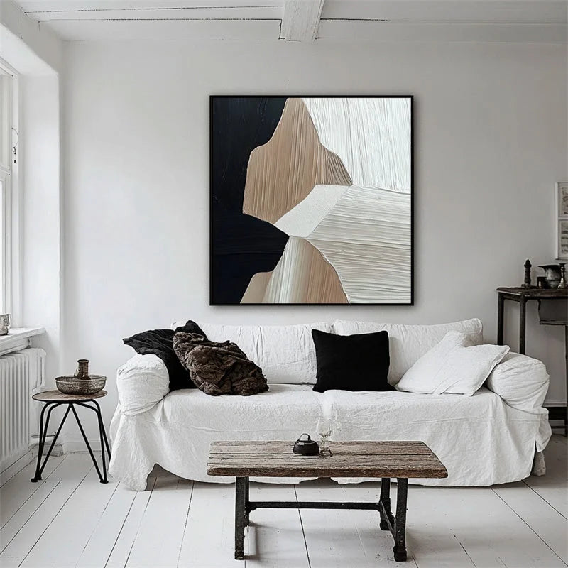 Multicolor Contours Of Serenity Canvas Painting For Home Decoration - Artwallpainting