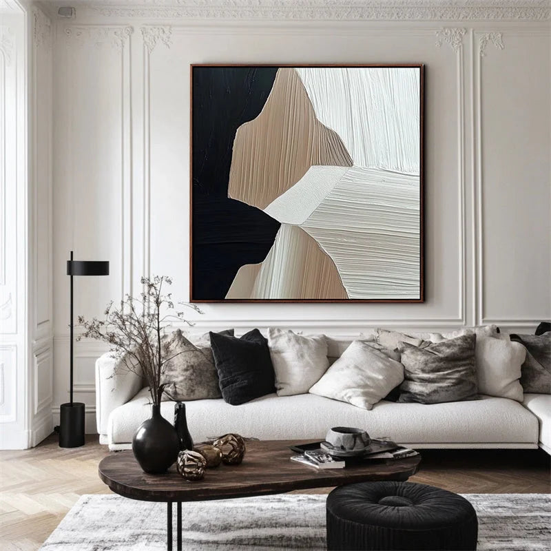 Multicolor Contours Of Serenity Canvas Painting For Home Decoration - Artwallpainting