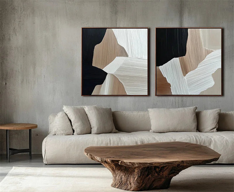 Multicolor Contours Of Serenity Canvas Painting For Home Decoration - Artwallpainting