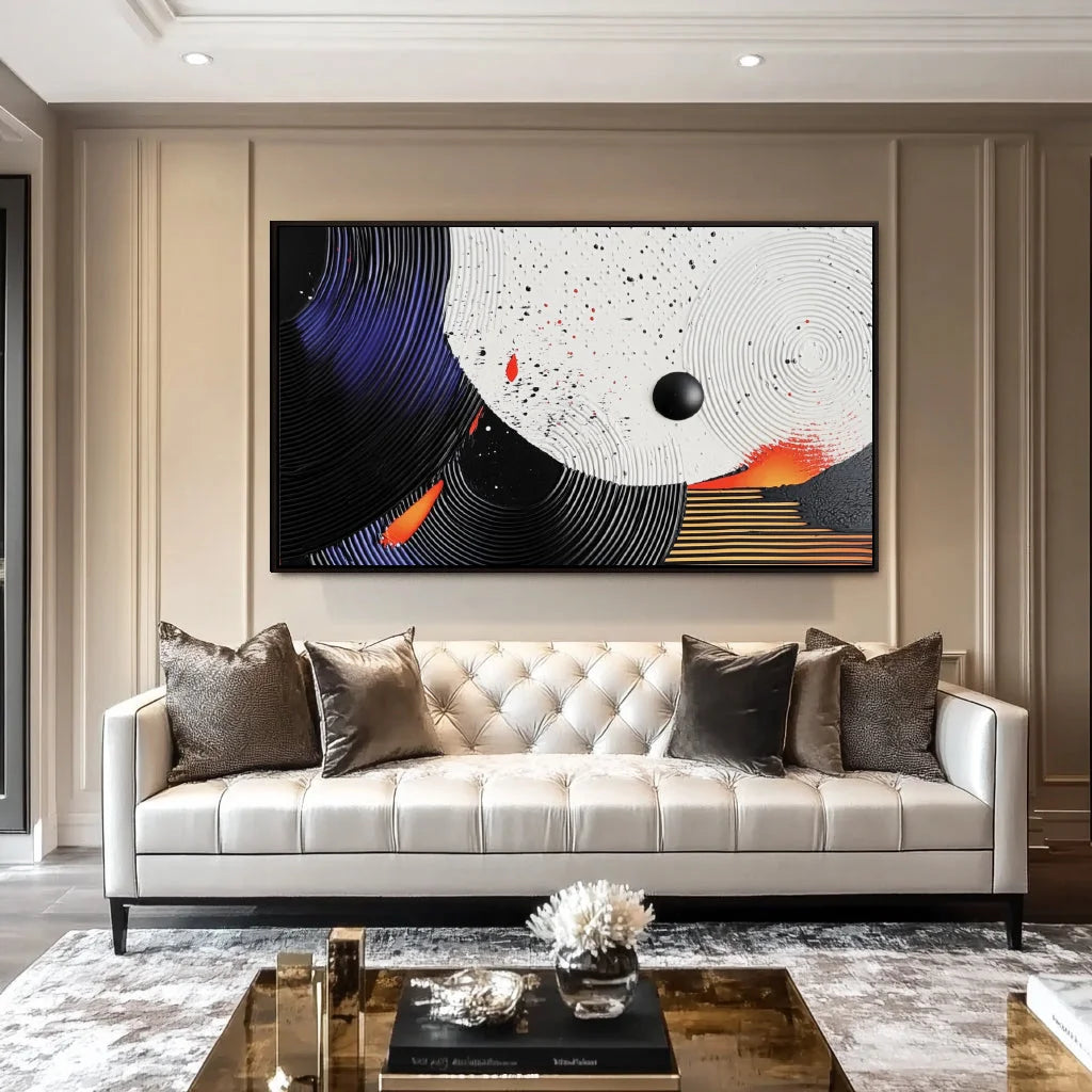Multicolor Cosmic Motion 3D Abstract Art - Artwallpainting