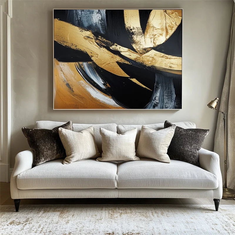 Multicolor Crescendo Canvas Painting For Home Decoration - Artwallpainting