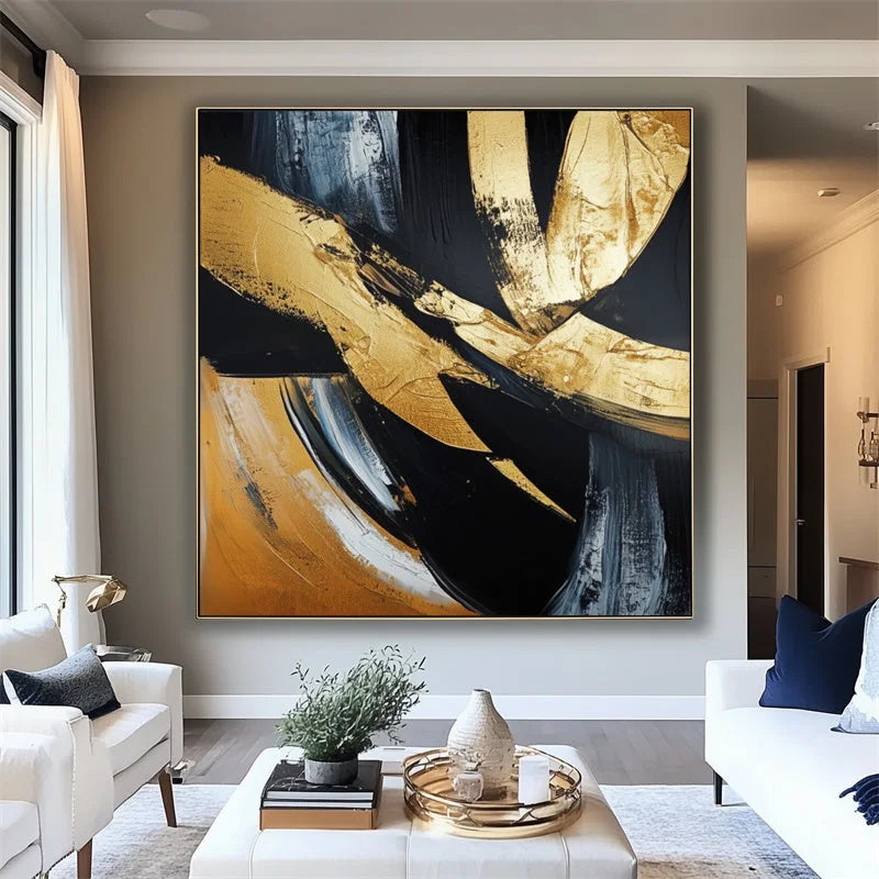 Multicolor Crescendo Canvas Painting For Home Decoration - Artwallpainting