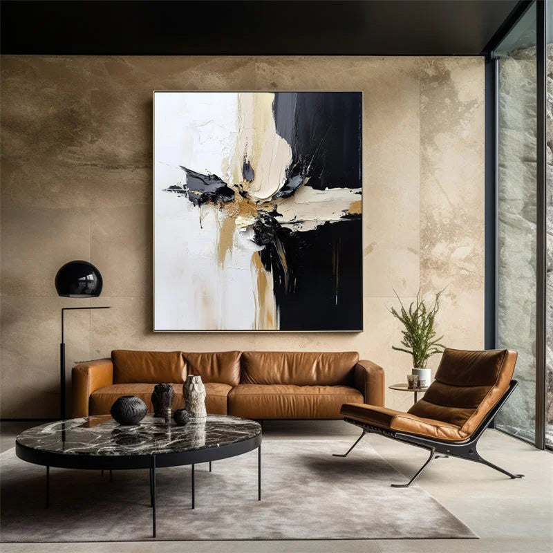 Multicolor Crossroads Of Expression Canvas Painting For Home Decoration - Artwallpainting