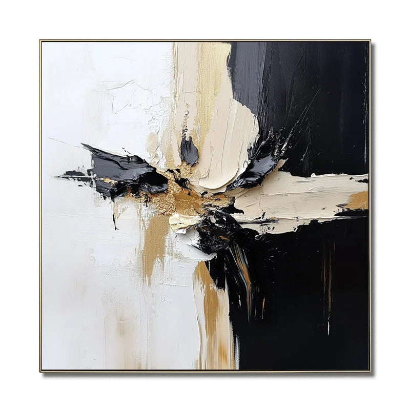 Multicolor Crossroads Of Expression Canvas Painting For Home Decoration - Artwallpainting