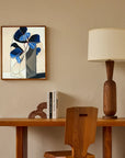 Multicolor Curved Silence-Modern Minimalist Abstract Plant Wall Art - Artwallpainting