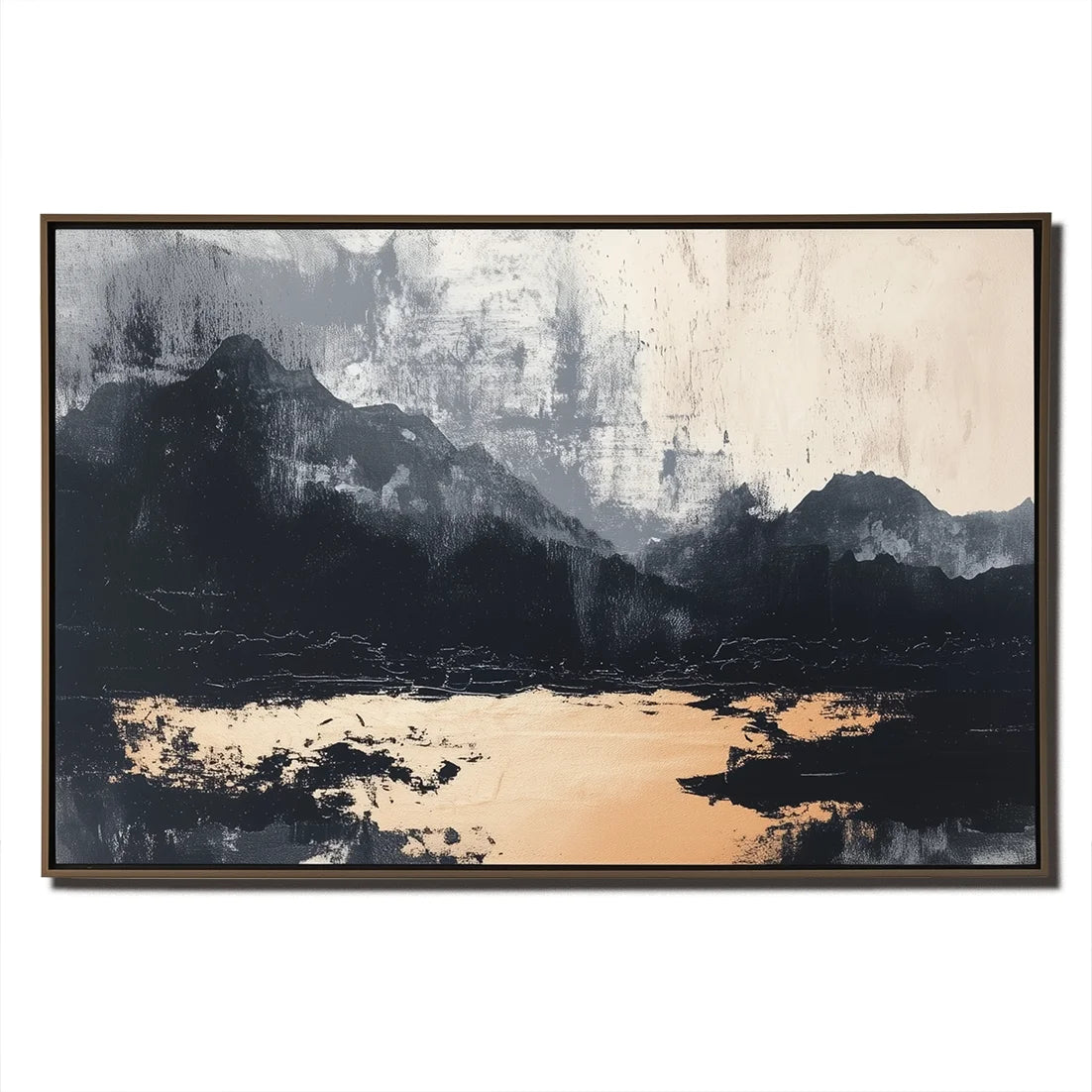 Multicolor Dawn Echoes - Romantic Vintage Lady Wall Art - Artwallpainting