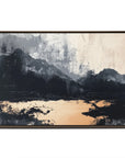 Multicolor Dawn Echoes - Romantic Vintage Lady Wall Art - Artwallpainting