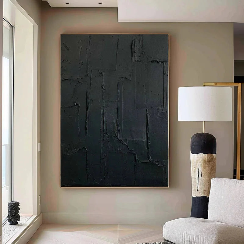 Multicolor Depth In Shadows - Abstract Textured Wall Art - Artwallpainting