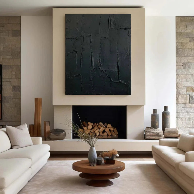 Multicolor Depth In Shadows - Abstract Textured Wall Art - Artwallpainting