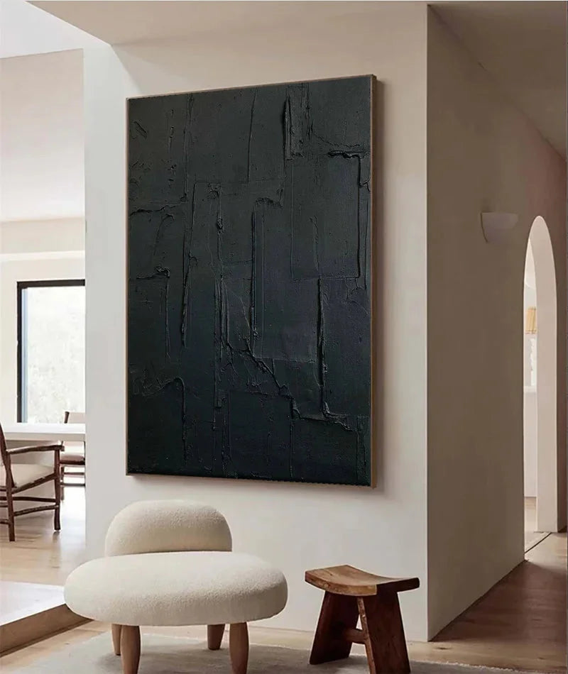 Multicolor Depth In Shadows - Abstract Textured Wall Art - Artwallpainting