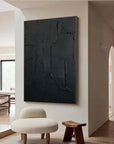 Multicolor Depth In Shadows - Abstract Textured Wall Art - Artwallpainting