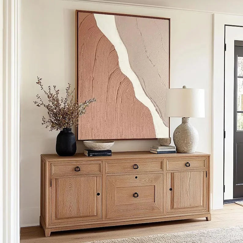 Multicolor Desert Flow-Natural Abstract Earth Texture Wall Art - Artwallpainting