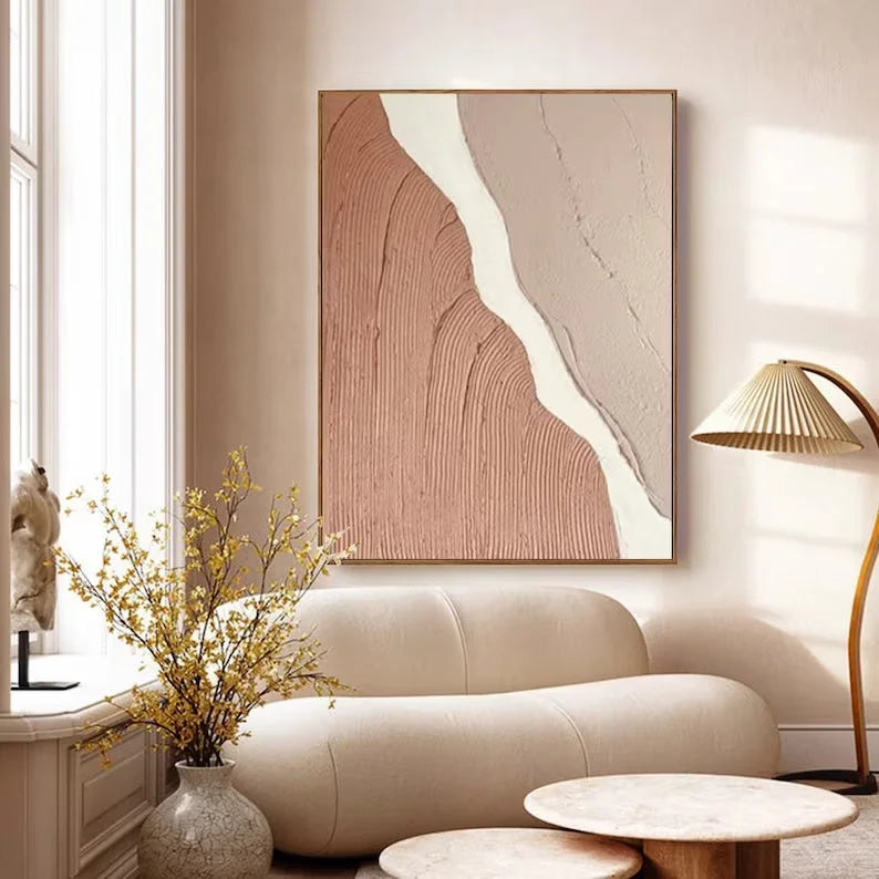 Multicolor Desert Flow-Natural Abstract Earth Texture Wall Art - Artwallpainting