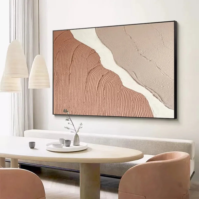Multicolor Desert Flow-Natural Abstract Earth Texture Wall Art - Artwallpainting