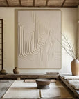 Multicolor Desert Flow Textured Canvas - Artwallpainting