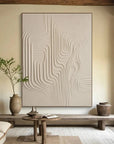 Multicolor Desert Flow Textured Canvas - Artwallpainting