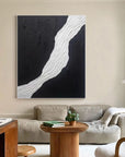 Multicolor Divided Harmony Textured Canvas - Artwallpainting