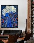 Multicolor Dream In Bloom-Surrealist Abstract Floral Texture Oil Painting Wall Art - Artwallpainting