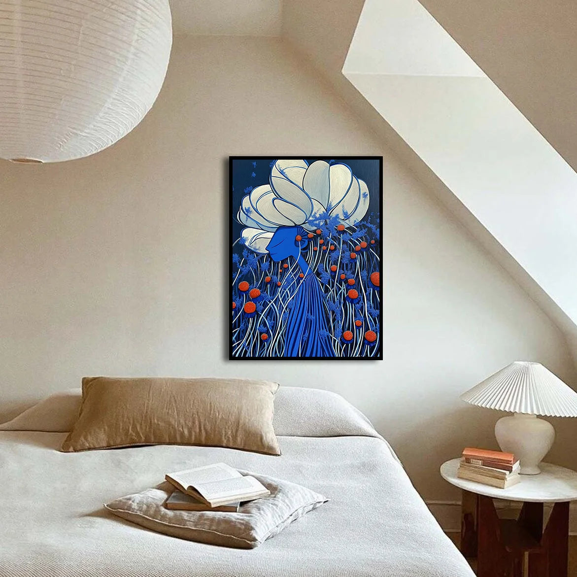 Multicolor Dream In Bloom-Surrealist Abstract Floral Texture Oil Painting Wall Art - Artwallpainting