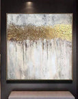 Multicolor Dream-Modern Three-Dimensional Gold-Plated Waterfall Texture Oil Painting Wall Art - Artwallpainting