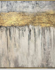 Multicolor Dream-Modern Three-Dimensional Gold-Plated Waterfall Texture Oil Painting Wall Art - Artwallpainting