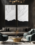 Multicolor Duality In Textured Harmony - Artwallpainting