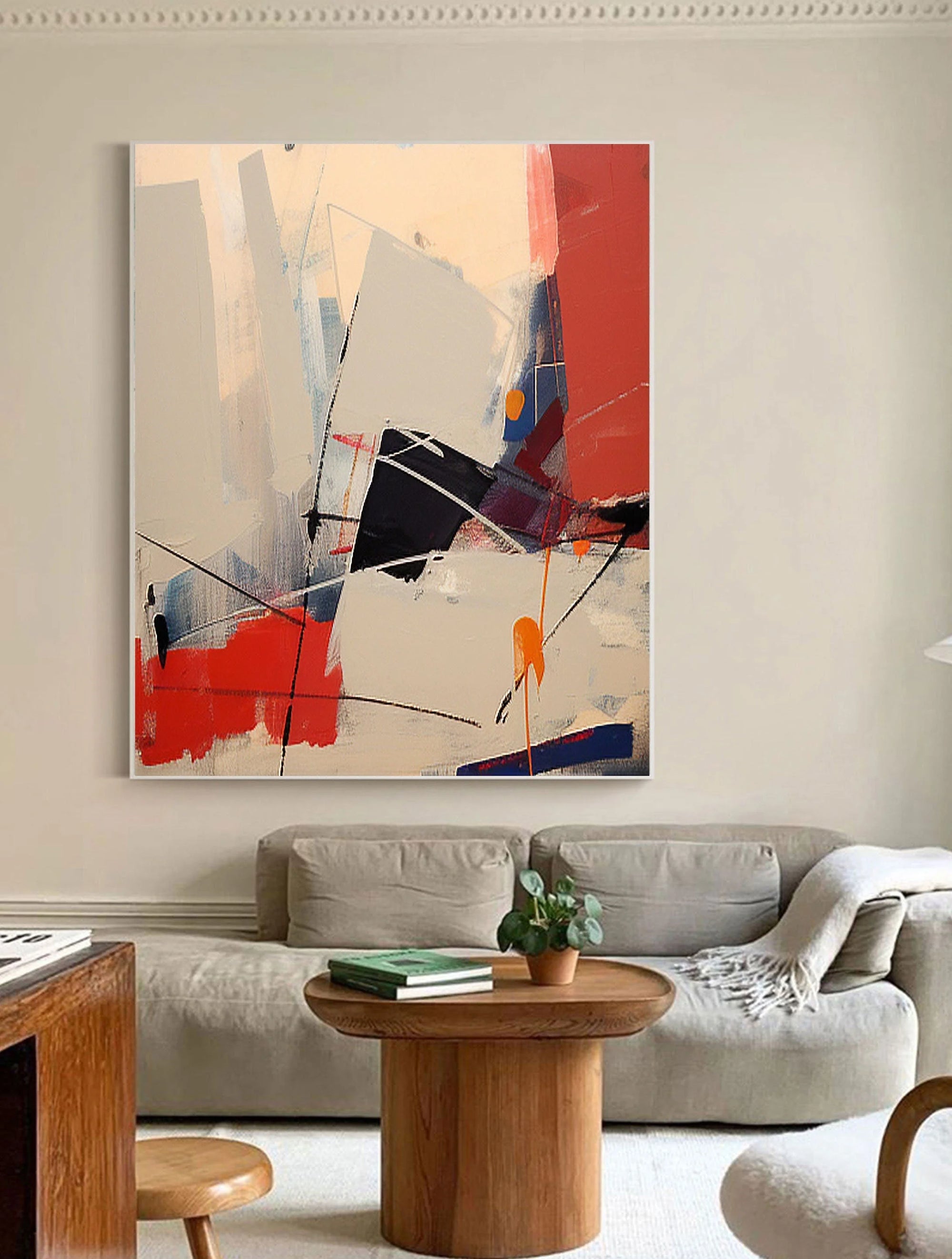 Multicolor Dynamic Abstract Wall Art - Artwallpainting