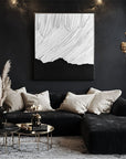Multicolor Dynamic Contrast Textured Waves - Artwallpainting