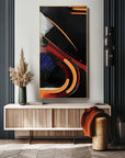 Multicolor Dynamic Flow Abstract Canvas - Artwallpainting