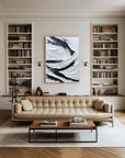 Multicolor Dynamic Flow Textured Abstract Canvas Art - Artwallpainting