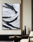 Multicolor Dynamic Flow Textured Abstract Canvas Art - Artwallpainting