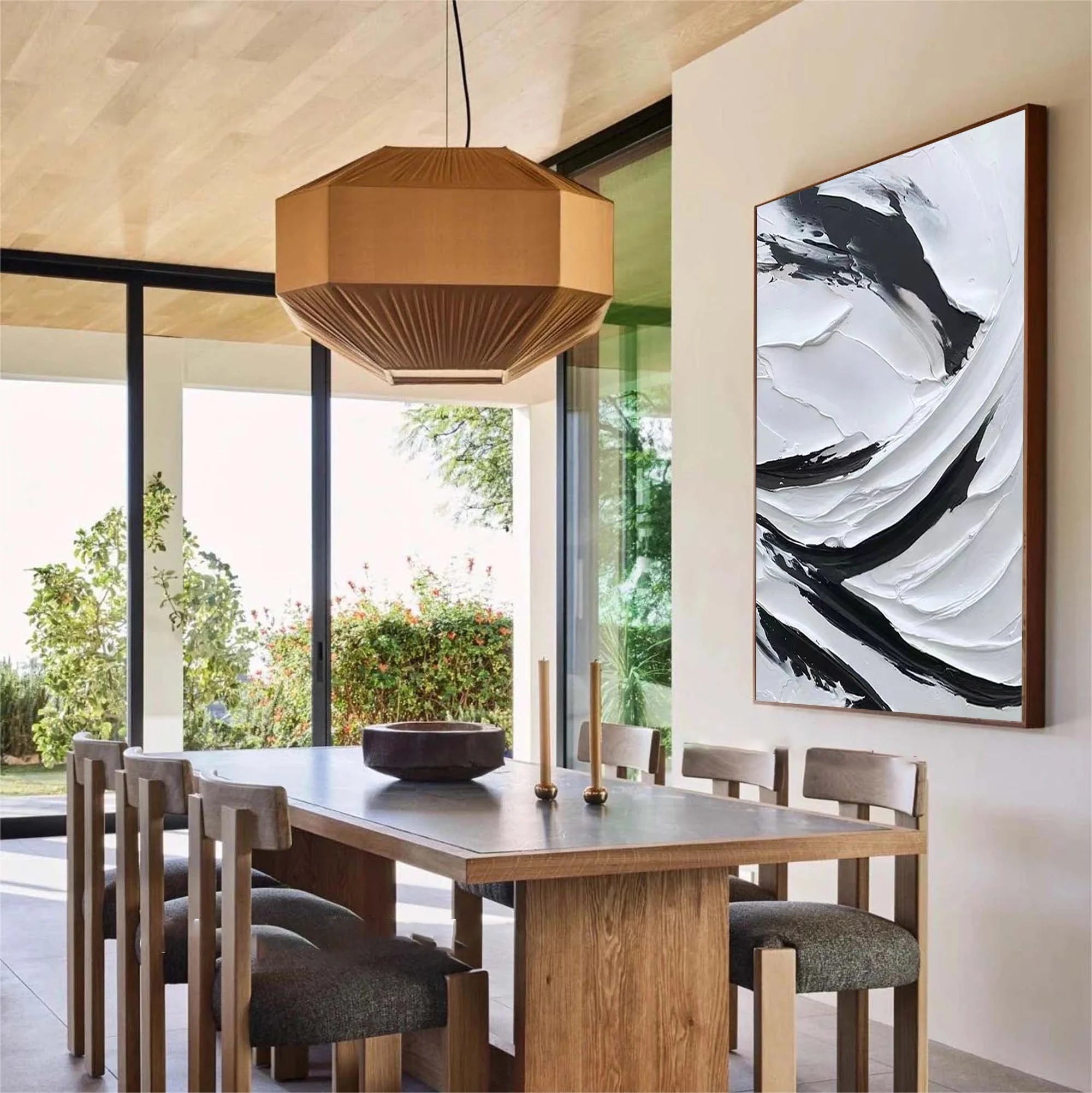 Multicolor Dynamic Flow Textured Abstract Canvas Art - Artwallpainting