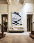 Multicolor Dynamic Flow Textured Abstract Canvas Art - Artwallpainting