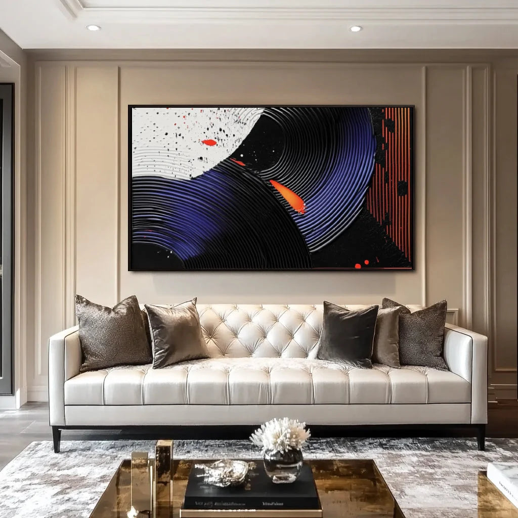 Multicolor Dynamic Forms Abstract Art - Artwallpainting