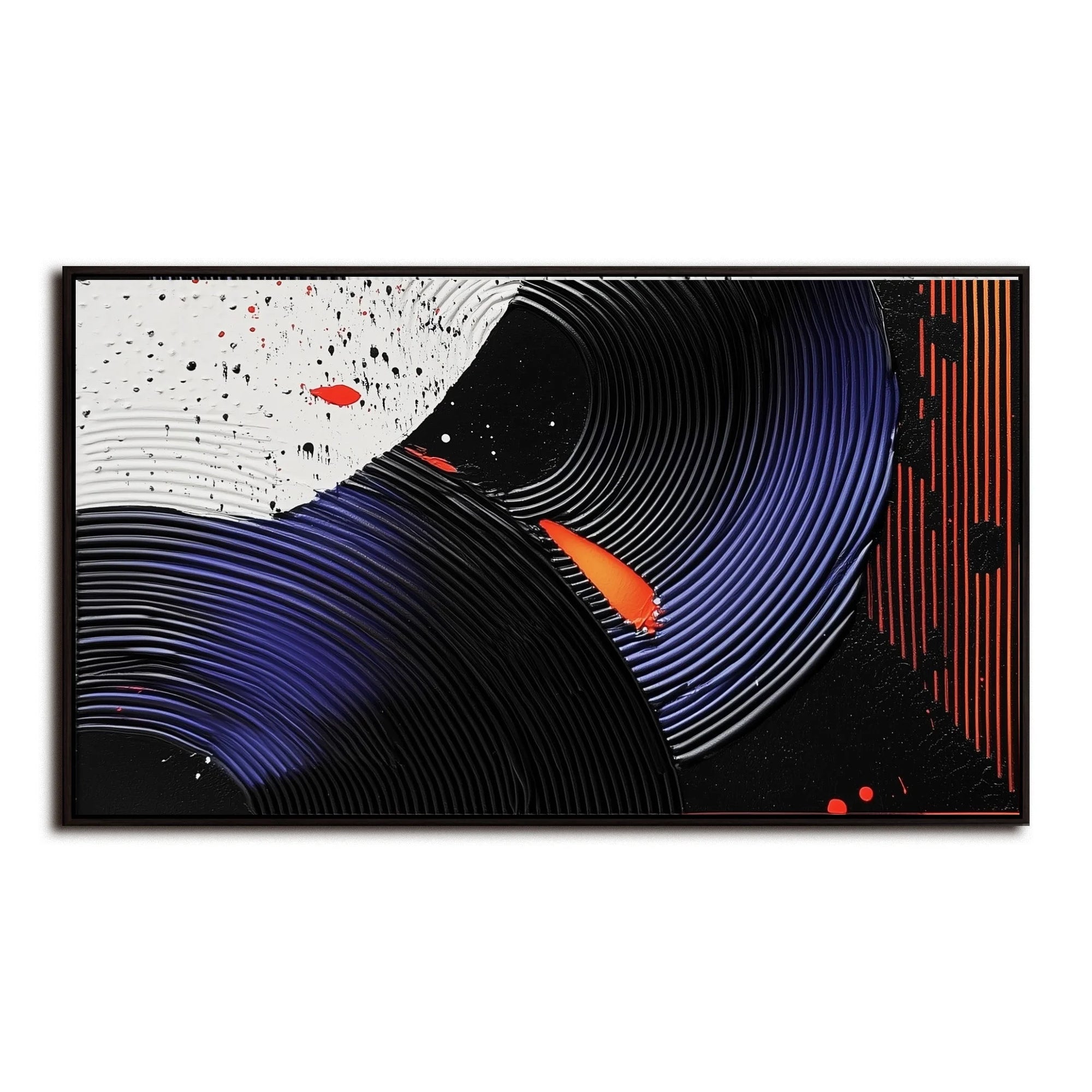 Multicolor Dynamic Forms Abstract Art - Artwallpainting