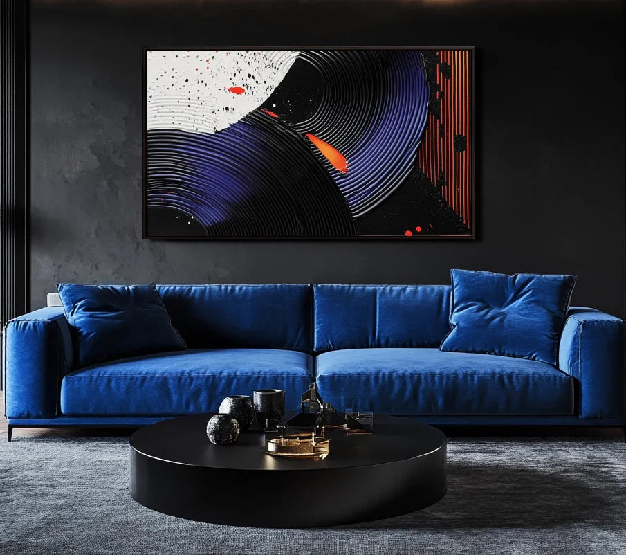 Multicolor Dynamic Forms Abstract Art - Artwallpainting