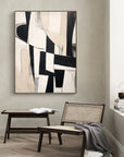 Multicolor Dynamic Layers Abstract Geometric Art - Artwallpainting