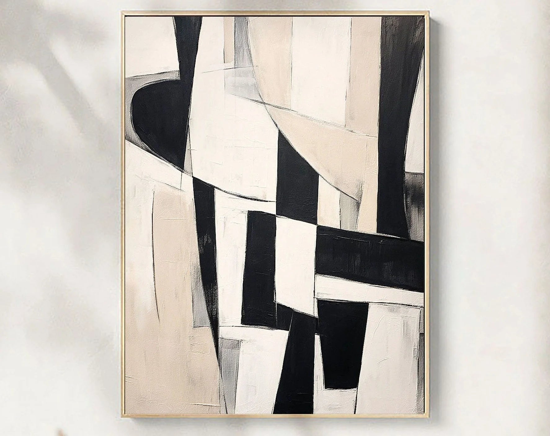 Multicolor Dynamic Layers Abstract Geometric Art - Artwallpainting