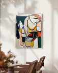 Multicolor Dynamic Rhythm - Modern Abstract Line And Color Block Oil Painting - Artwallpainting
