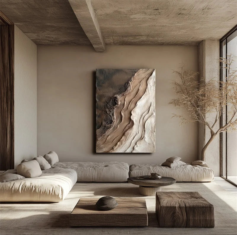 Multicolor Earth Harmony Canvas Painting For Home Decoration - Artwallpainting