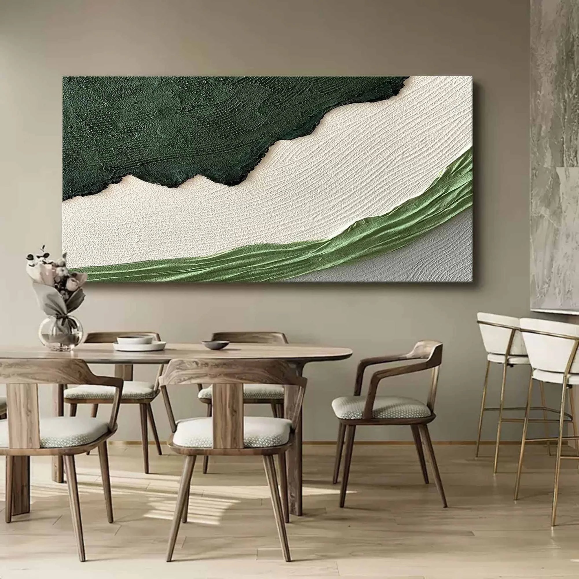 Multicolor Earth Layers Textured Abstract Art - Artwallpainting