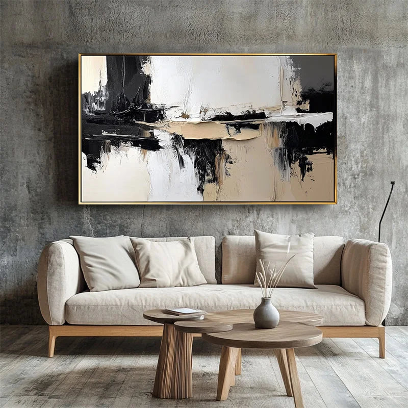 Multicolor Earthbound Echoes Canvas Painting For Home Decoration - Artwallpainting