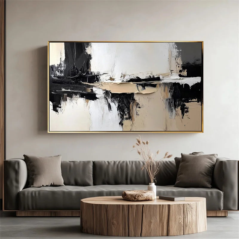 Multicolor Earthbound Echoes Canvas Painting For Home Decoration - Artwallpainting