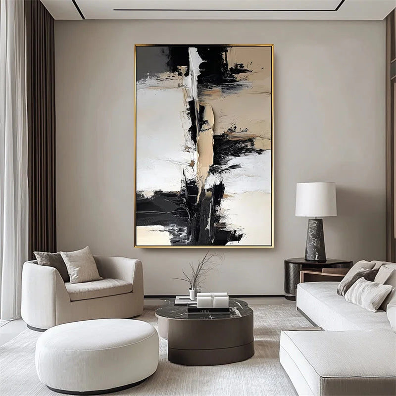 Multicolor Earthbound Echoes Canvas Painting For Home Decoration - Artwallpainting