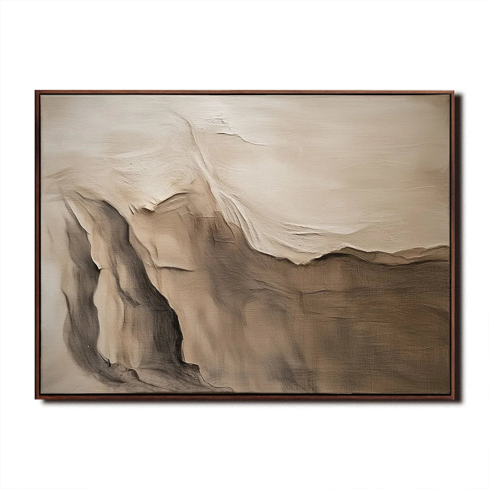 Multicolor Earthbound Serenity Canvas Painting For Home Decoration - Artwallpainting