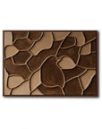 Multicolor Earthen Mosaic-Geometric Abstract Wall Art Featuring Earth Mosaic - Artwallpainting